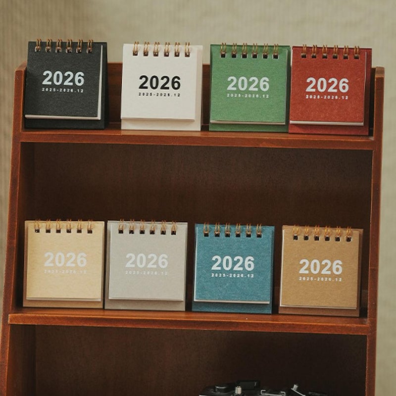 2026 Diary Planner Calendar – Mini Desk Calendar Set with Monthly & Weekly Pages, Compact Size for Office, Home & Student Use (ColorF) - Image 2